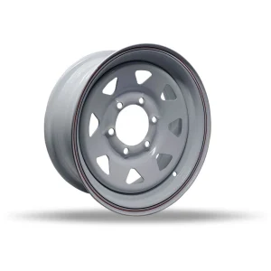 DTD – Trailer – White – 15″x6″ 0mm – All weather Wheels – T15655